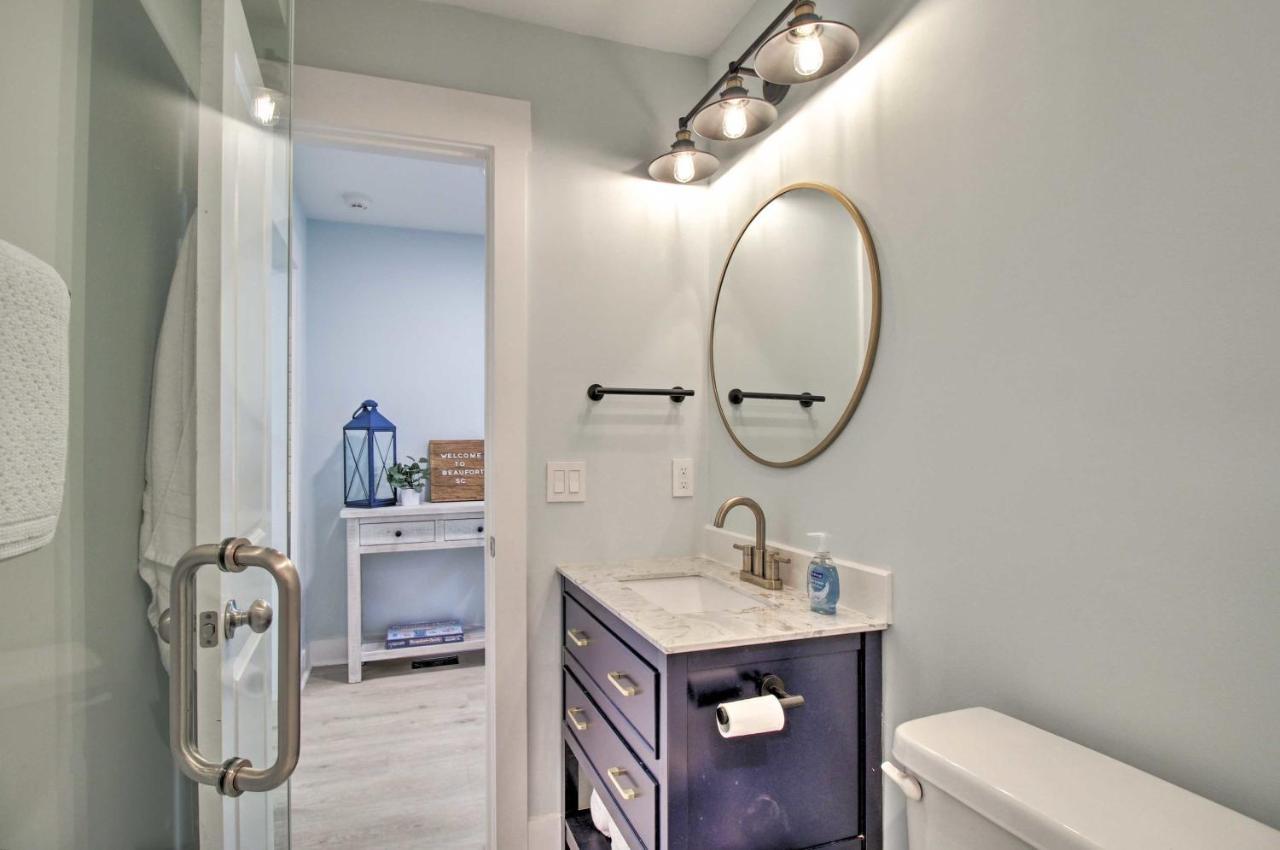 New! Renovated 2 Bed 2 Bath Apartment Downtown Beaufort Exterior foto